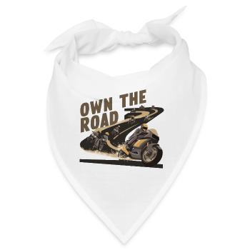 BESITZE DIE STRASSE - Bandana - Weiß - Vorne
