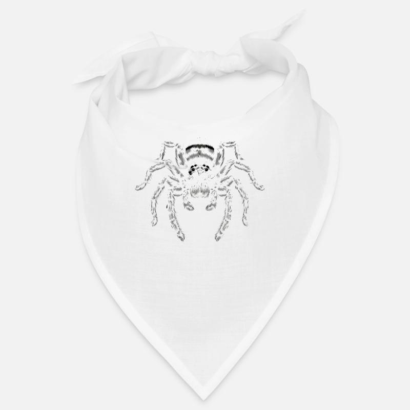 Pet Spider, Tarantula, Spider Lover - Bandana - white