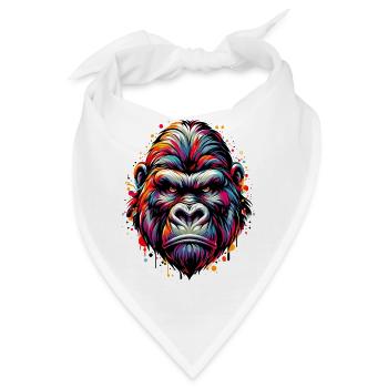 Gorilla - Bandana - Weiß - Vorne