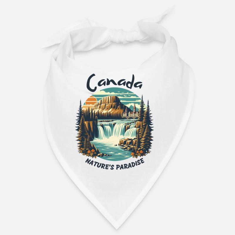 Le paysage du Canada Bandana