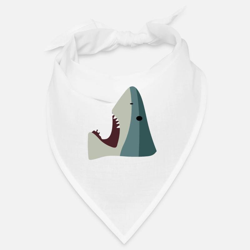 Requin marchant sur un jouet en brique Drôle Internet Mème Bandana
