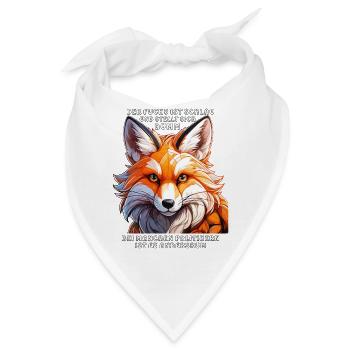 DER FUCHS IST SCHLAU - Bandana - Weiß - Vorne