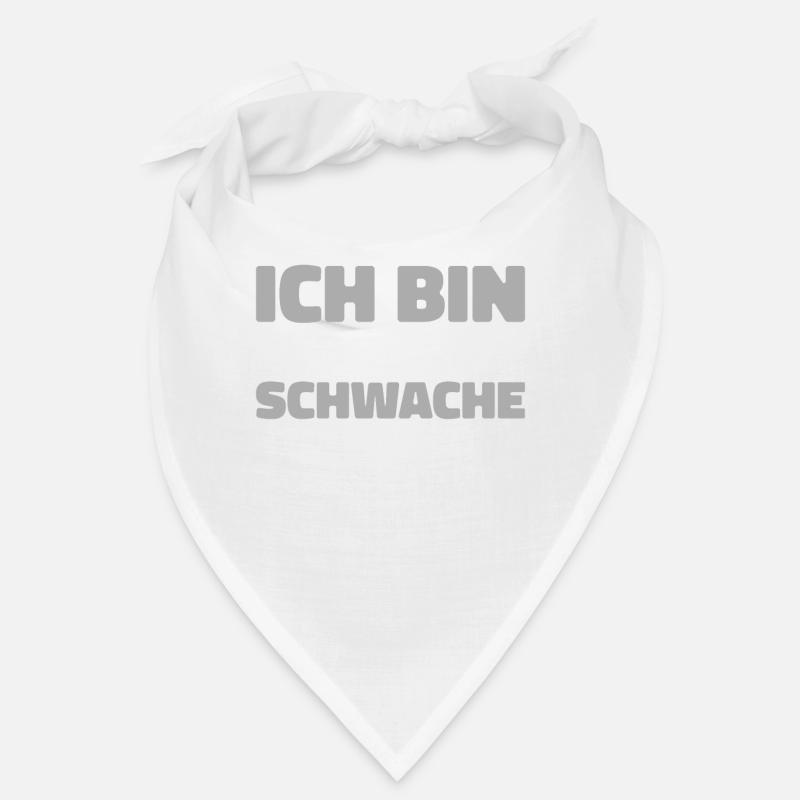 Schwarzer Humor - Bandana - Weiß