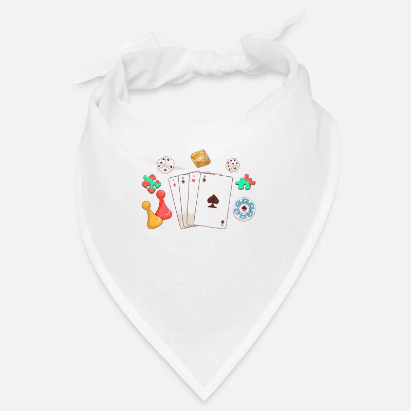 Brettspiel - Bandana - Weiß