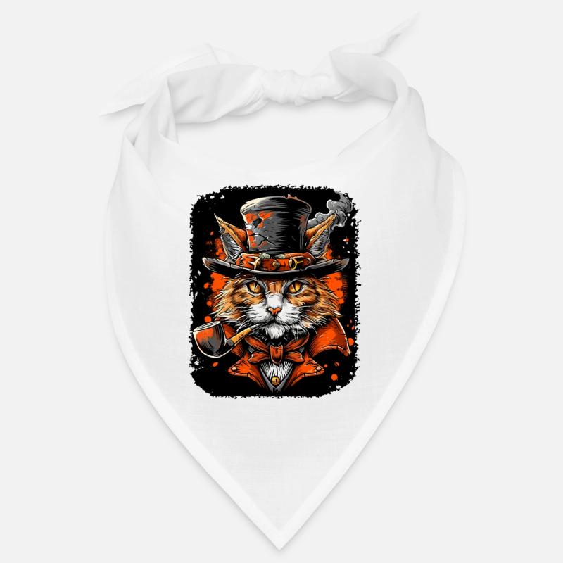 Steampunk Katze Bandana