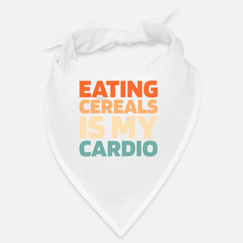 Breakfast Cereal Funny Cardio Quote Bandana