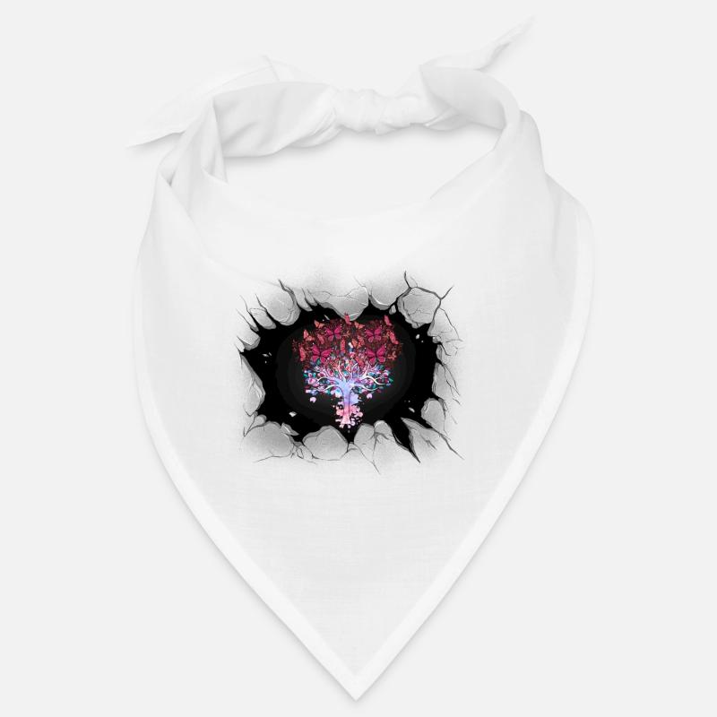 Baum Bäume Schmetterlinge Natur Bandana