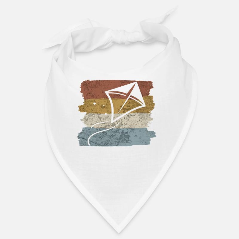 Conception d’un passionné de cerf-volant - Bandana - blanc