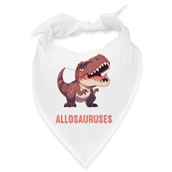 Allosaurier Allosaurus - Bandana - Weiß - Vorne