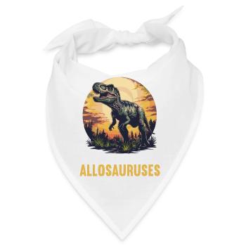 Allosaurier Allosaurus - Bandana - Weiß - Vorne