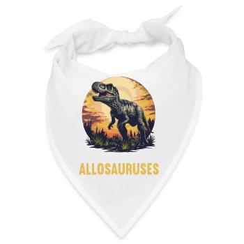 Allosaurier Allosaurus - Bandana - Weiß - Vorne
