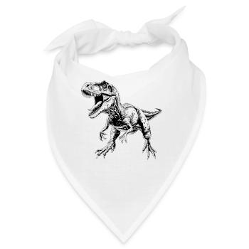 Allosaurier Allosaurus - Bandana - Weiß - Vorne