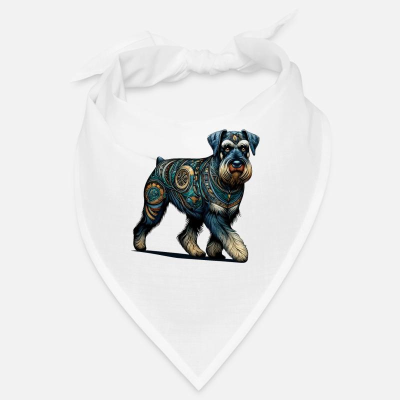 Mandala Art Schnauzer Géant Schnauzers Bandana