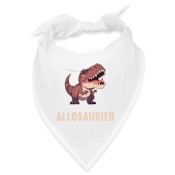 Allosaurier Allosaurus - Bandana - Weiß - Vorne