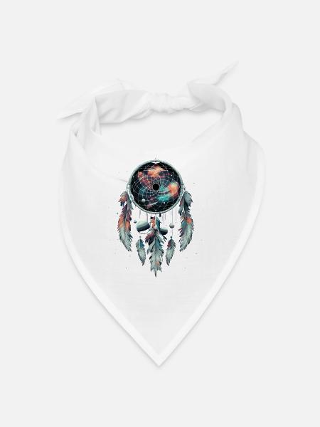 Attrape-rêves Attrape-rêves spirituel bohème - Bandana - blanc