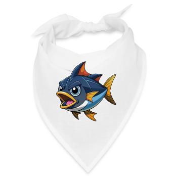 SCHWARZFLOSSEN-THUNFISCHVOGEL - Bandana - Weiß - Vorne