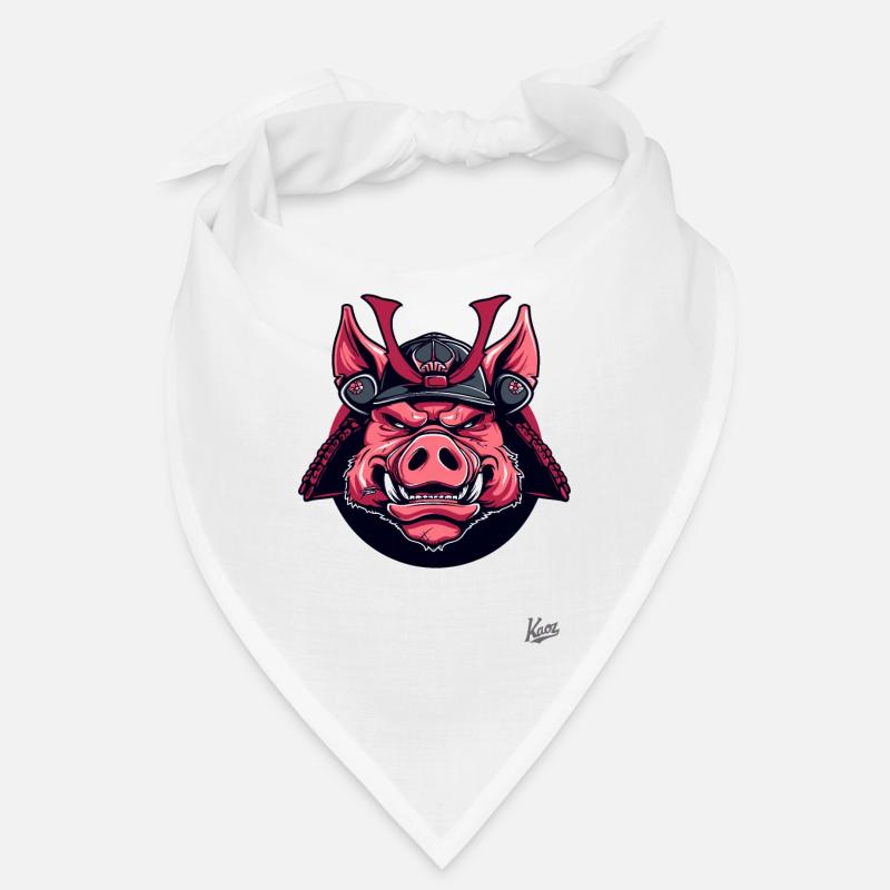 Shogun Samurai Pig Bandana
