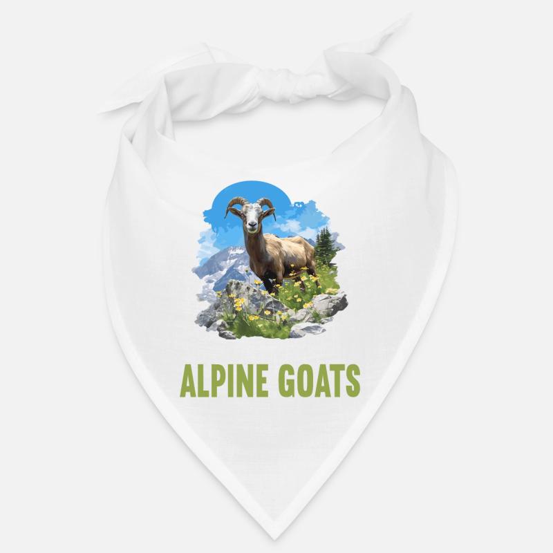 Alpine Goat Mountain Goats Mountain Goat Bandana