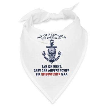 Scheidung - Bandana - Weiß - Vorne