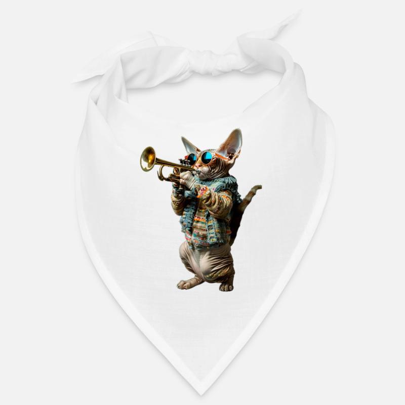 Devon Rex Trompette Bandana
