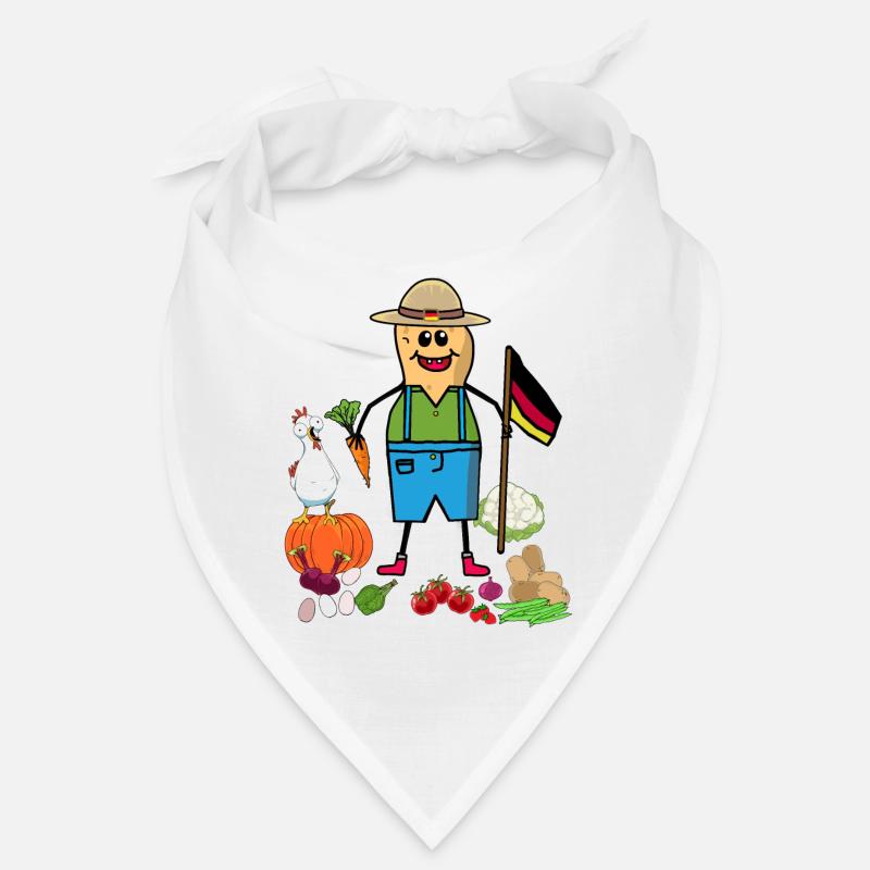 Peanut Farmer Farmers Vegetables Germany Flag Bandana