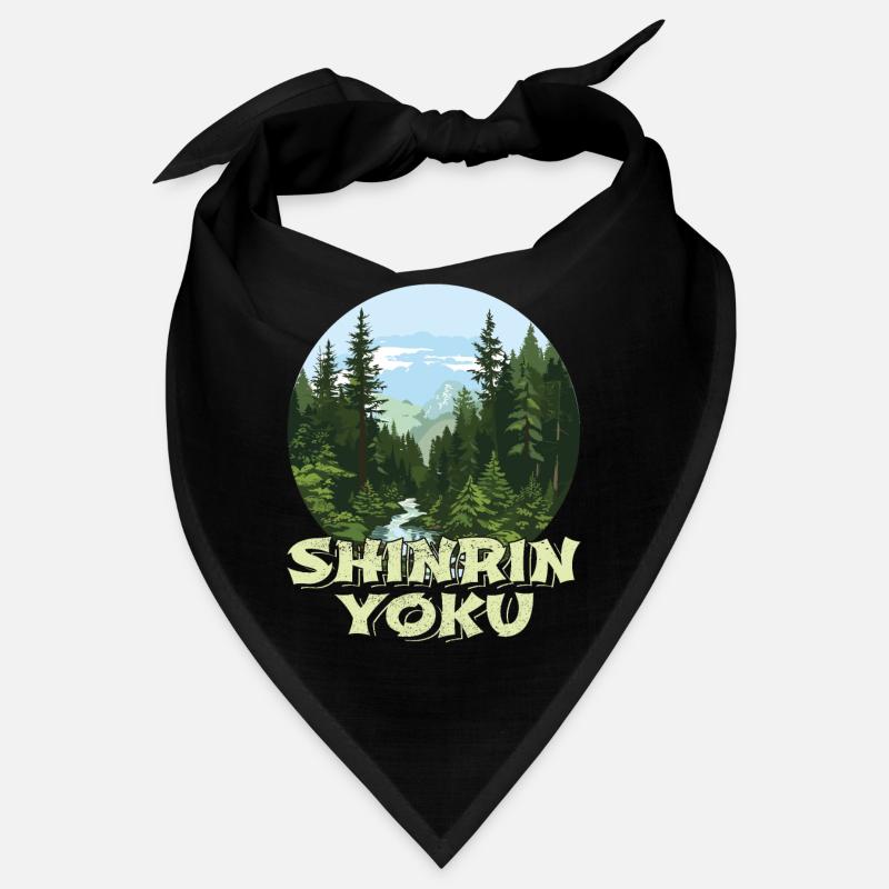 Shinrin Yoku Art Japonais Nature Forêt Bandana