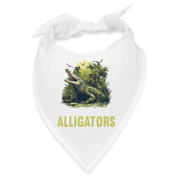 Alligatoren Alligator - Bandana - Weiß - Vorne