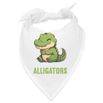 Alligatoren Alligator - Bandana - Weiß - Vorne