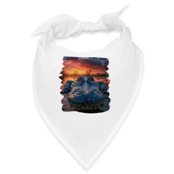 Alligatoren Alligator - Bandana - Weiß - Vorne