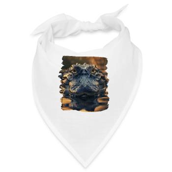 Alligatoren Alligator - Bandana - Weiß - Vorne
