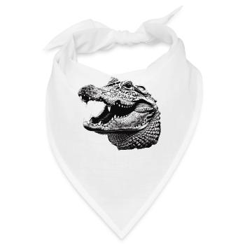Alligatoren Alligator - Bandana - Weiß - Vorne
