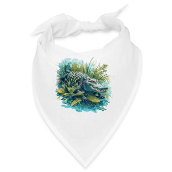 Alligatoren Alligator - Bandana - Weiß - Vorne