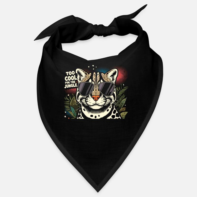Ozelot Wild Cat Exotic Pets Jungle Big Cat Bandana