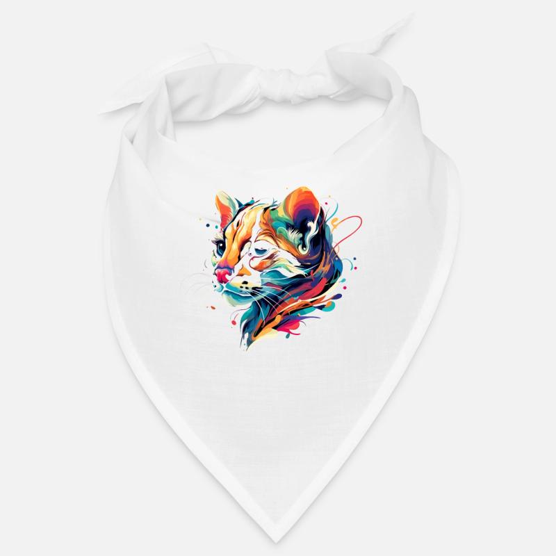 Ozelot Wild Cat Exotic Pets Jungle Big Cat Bandana