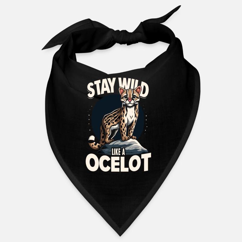 Ocelot Wild Cat Exotic Pets Jungle Big Cat Bandana