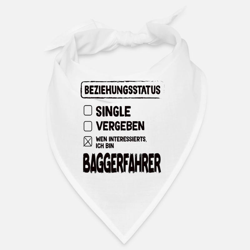 Baggerfahrer Beziehungsstatus Baggerfahrer Bagger Bandana