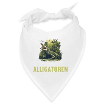 Alligatoren Alligator - Bandana - Weiß - Vorne