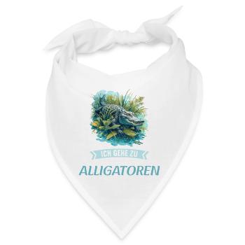 Alligatoren Alligator - Bandana - Weiß - Vorne