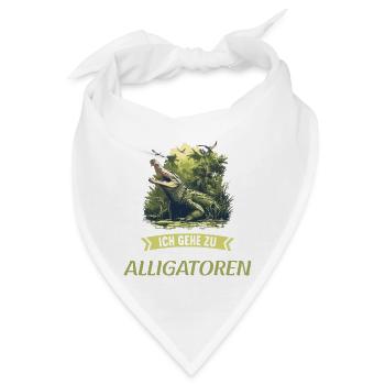 Alligatoren Alligator - Bandana - Weiß - Vorne