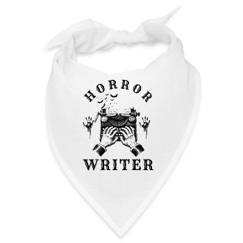 Horror Writer Literatur Schreibmaschine schreiben - Bandana - Weiß - Vorne