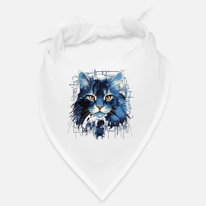 Maine Coon Cat Artistic Bandana