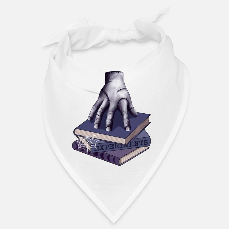 Zombie hand on stack of books Bandana