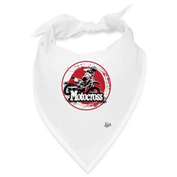 Schlamm-Spritzer und Motocross - Bandana - Weiß - Vorne