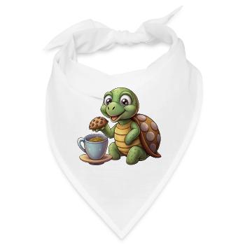 KEKSE, KAFFEEZEIT - Bandana - Weiß - Vorne