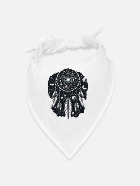 Dream Catcher Bohemian Spiritual Dreamcatcher - Bandana - white