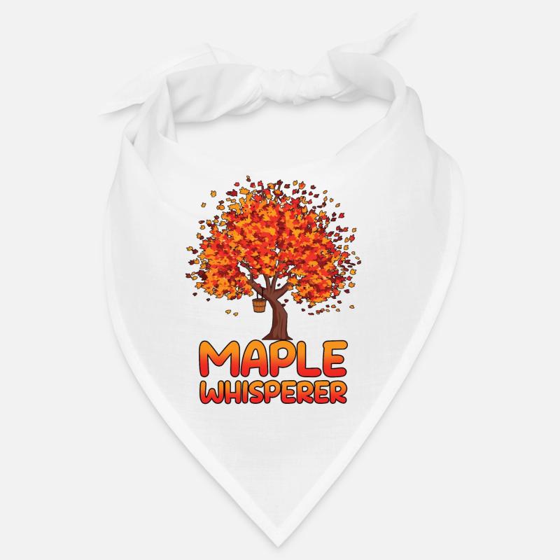 Maple Whisperer Tapping Maple Tree Maple Leaf Bandana