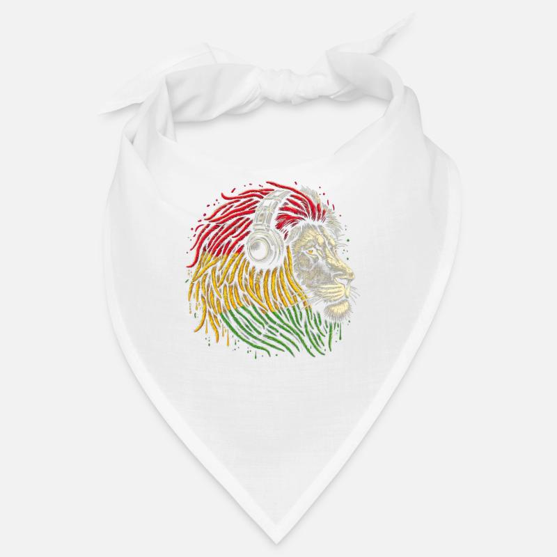 Jamaican Lion Reggae Root Lion Judah Rasta Bandana