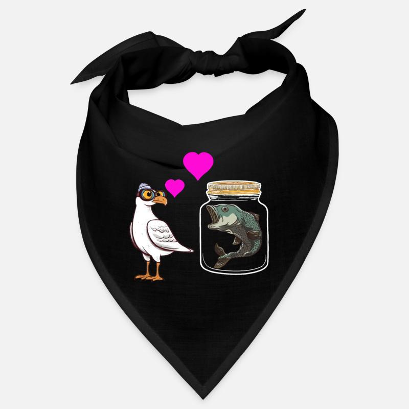 Seagull aime pêcher Marin maritime Bandana