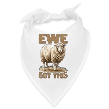 Ewe Got This 2 - Bandana - Weiß - Vorne