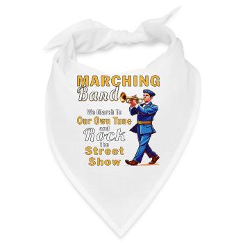 MARCHING BAND We March To Our Own Tune - Bandana - Weiß - Vorne